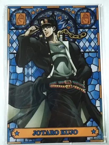 쿠죠 죠타로 A상 아크릴 보드 죠죠 월드 코스터 캔 배지 세트