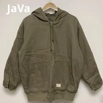 새상품급 자바 Java 후드 부착 퀼팅 자켓 클래식 엘프