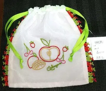 친 레이스 후르츠 바스켓 복조리 사과 레이스 애플