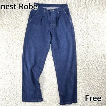 nest Robe 와이드 팬츠 코튼 린넨 F