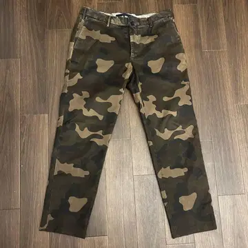 INCOTEX 카모플라주 치노 팬츠 SLOWEAR 카모 패턴 이탈리아제