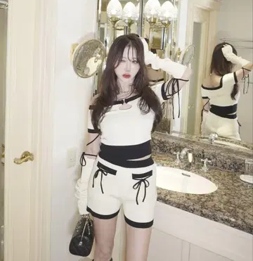 amerge Am offshoulder ribbon 3piece set