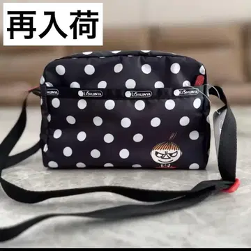 무민 MOOMIN 리틀미 도트 숄더백 BAG 포켓 다수