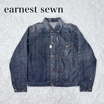 구하기 어려움 earnest sewn 아네스트 손 데님 자켓 퍼스트