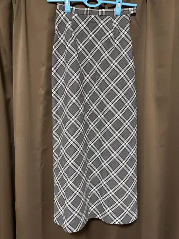Zara 체크 무늬 타이트 스커트 허리 30cm