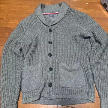 TOMMY HILFIGER 그레이 가디건 L