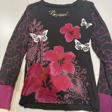 Desigual 꽃무늬 긴팔 상의
