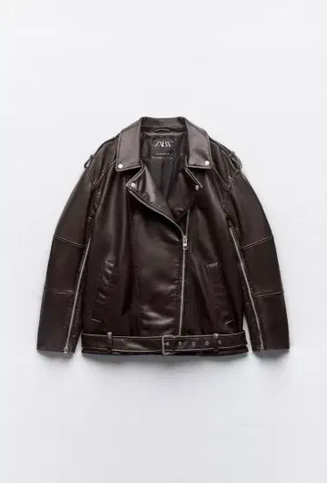 ZARA 인조 가죽 라이더 자켓 XS