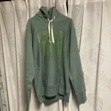 Champion Reverse Weave 후드티 X-LARGE 그린