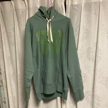 Champion Reverse Weave 후드티 X-LARGE 그린