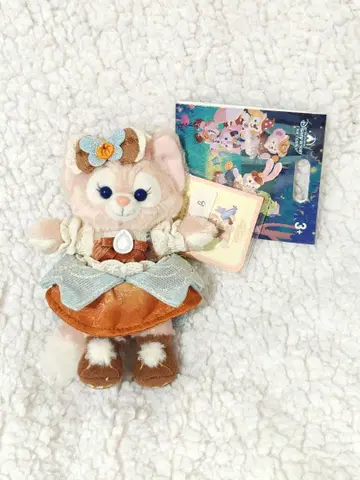 상하이 디즈니 한정판 리나벨 헬로윈 봉제 인형 키링 참