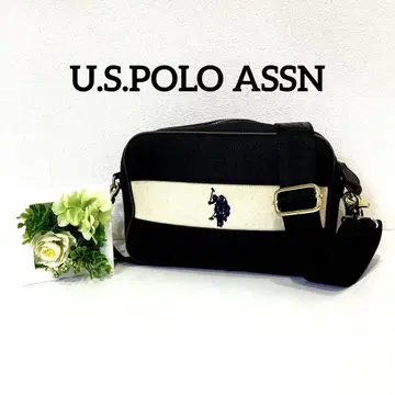 인기 U.S.POLO ASSN 폴로 숄더백 바이컬러 로고