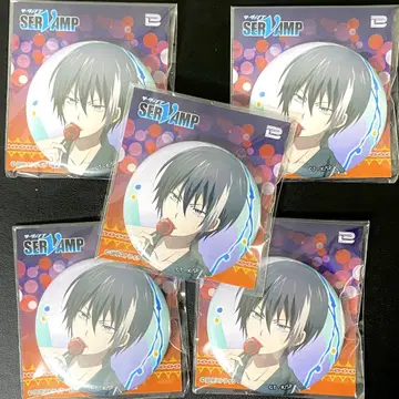 SERVAMP 서바 프라이스 한정판 캔뱃지 여름 축제 유카타 리히토 5개
