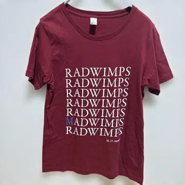 RADWIMPS COUNTDOWN JAPAN 셔츠 M 사이즈