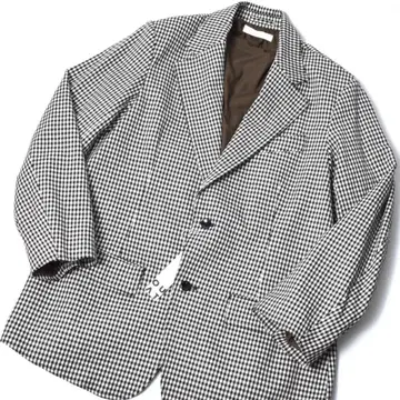 미사용 OUAT 깅엄 2B 자켓 3 정가 82500엔