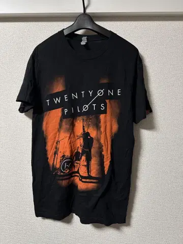 TWENTY ONE PILOTS 밴드 티셔츠 라이브 포토 프린트 S