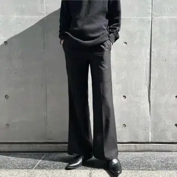 와이드 플레어 슬랙스