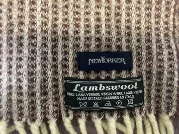 NEWYORKER 뉴요커 램스울 머플러 스톨 멀티 컬러
