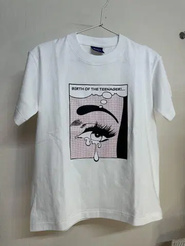 BIRTH OF THE TEENAGER! T셔츠 S 화이트