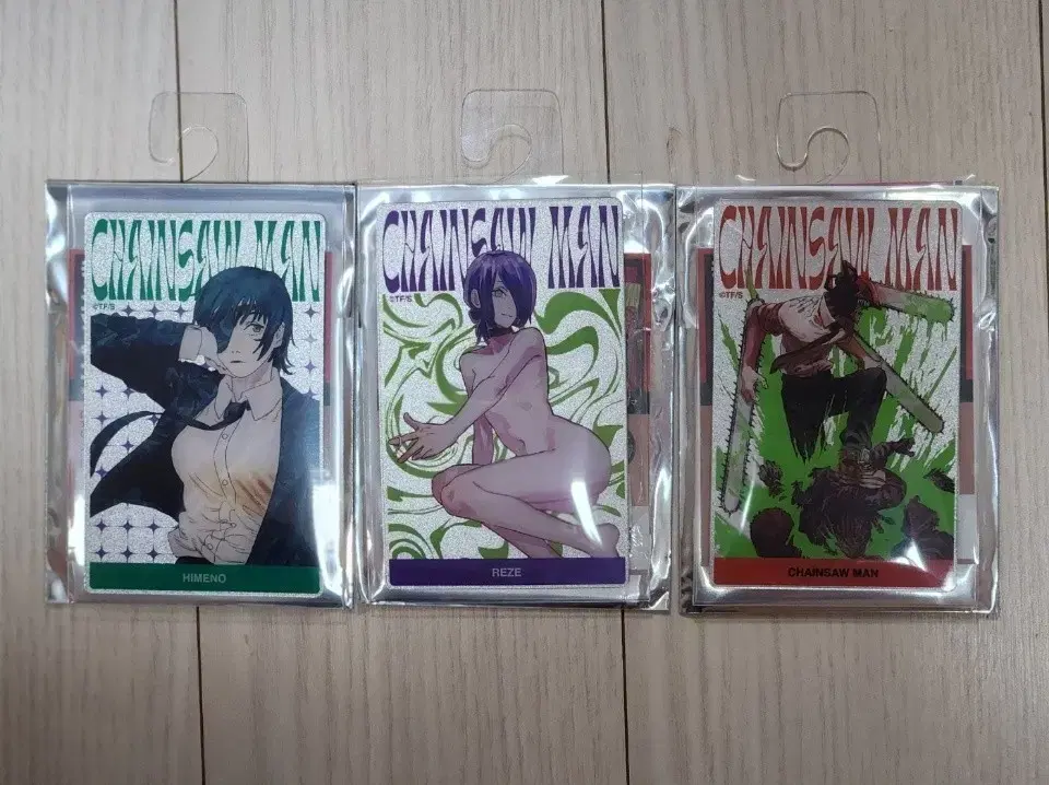 Chainsaw Man acrylic metal card
