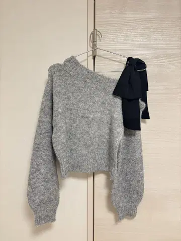 AnMILLE 원숄더 라메 니트