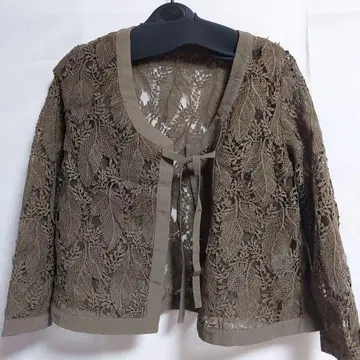 새상품급 카키 레이스 볼레로, 가디건
