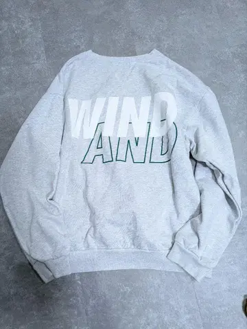 WIND AND SEA / 윈드앤씨 스테디셀러 로고 프린트 맨투맨