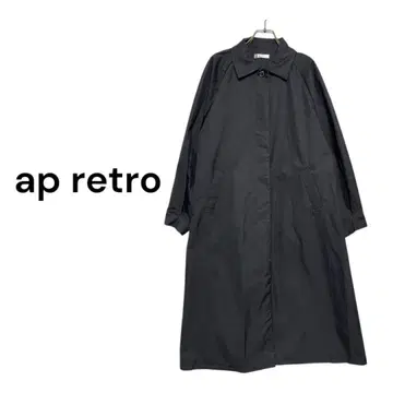 ap retro 스텐 칼라 스탠드 롱 코트 발마칸 코트 F