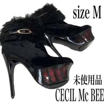 초레어 귀중 헤이세이 갸루 세실 맥비 퍼 숏부츠 장미