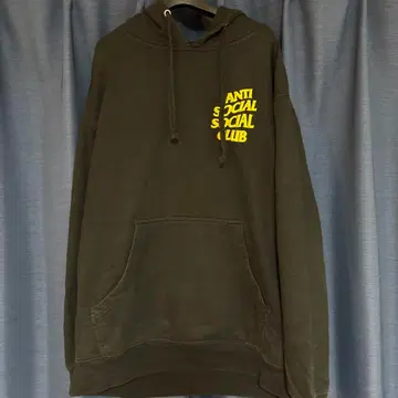 ANTI SOCIAL SOCIAL CLUB 후드티 M 사이즈 다크 그레이