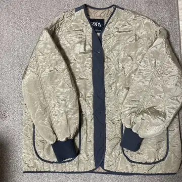 ZARA 베이지 퀼팅 자켓