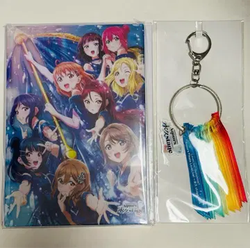 Aqours Finale 아크릴 블록 세트리 키링 러브 라이브 b