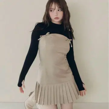 andmary Karen knit set mini dress BEG S