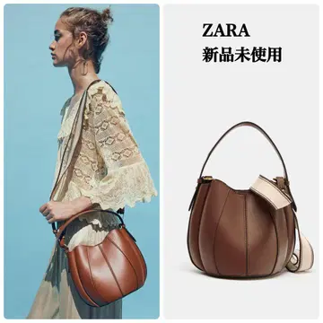 완판템 ZARA 스티치 버킷 백 택 포함 새상품
