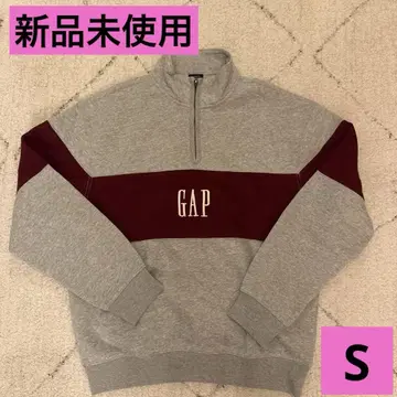 [새상품]GAP 컬러 블록 GAP로고 하프 지퍼 풀오버 S사이즈