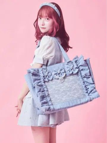 앙크루즈 확정 팬서비스 마법의 주문 이타백 특대형 bag 파랑