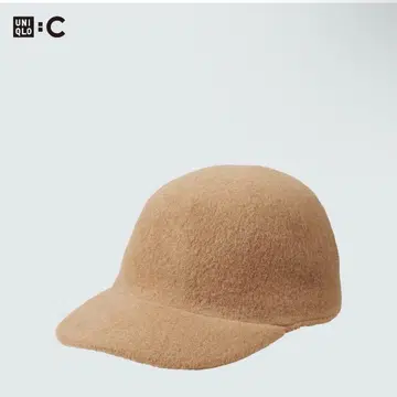 UNIQLO:C 어저스터블 울 캡 베이지