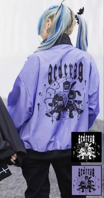 ACDC RAG 퍼플 그래픽 자켓