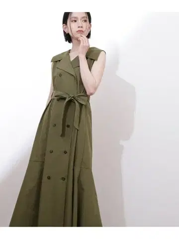 가을 컬러 내추럴 뷰티 베이직 트렌치 셔츠 원피스