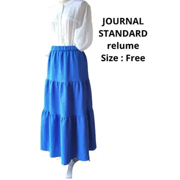JOURNAL STANDARDrelume 립 크레이프 롱 스커트 Free