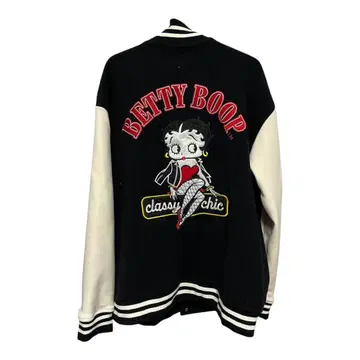 베티짱 Betty Boop 스카잔 L 블랙 화이트
