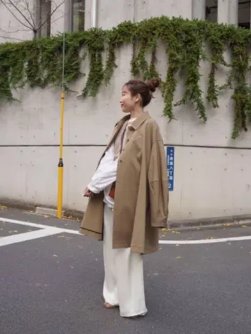 etretokyo 볼륨 슬리브 옥스 숏코트 새상품급
