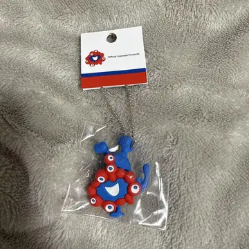 오사카 간사이 박람회 미야쿠미야쿠 러버 입체 볼체인 거꾸로 키링