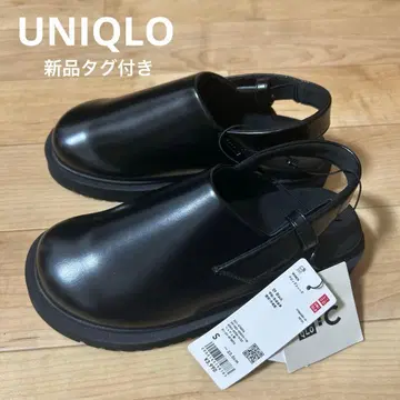 택 포함 새상품 UNIQLO 유니클로 블랙 크로그 신발 C