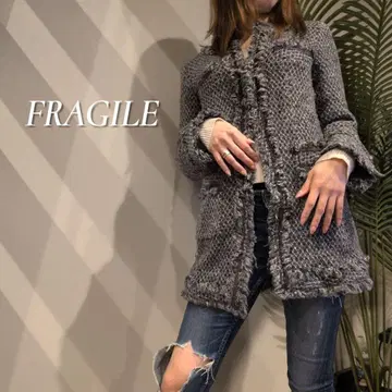 FRAGILE 삼양상회 트위드 자켓 코트 사이즈 36