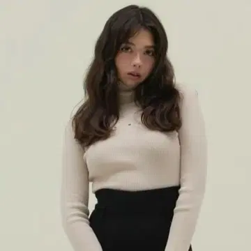 andmary Mary turtle knit tops pink