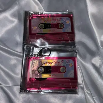 결속 밴드 카세트 테이프풍 아크릴 참 Distortion!!