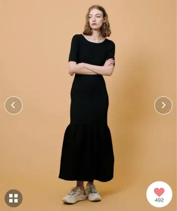알아바일 니트 머메이드 원피스