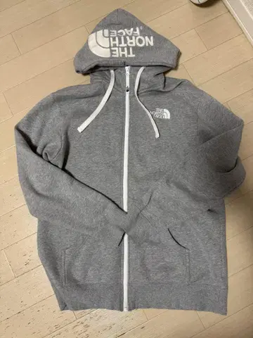 THE NORTH FACE 그레이 풀 집업 후드티