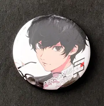 [ 익명 배송 ] 페르소나 5 주인공 FiFS 트레이딩 캔뱃지 화이트